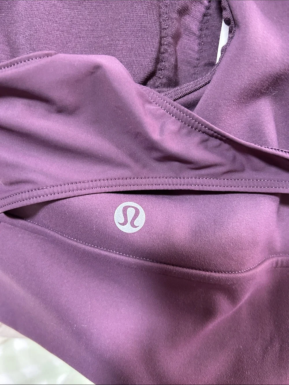 Lululemon Wunder Train Sports Bra - Grape Thistle 4